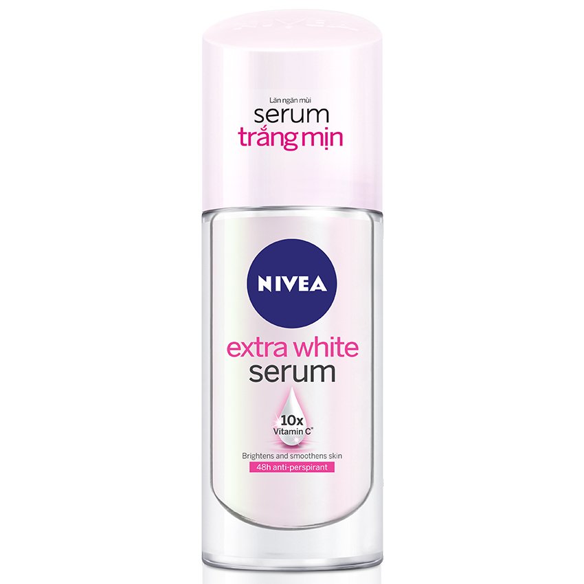 Lăn ngăn mùi serum trắng mịn NIVEA Extra White Serum 40ml