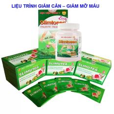 Liệu trình giảm cân slimtosen extra học viện quân y 1 viên + 3 trà
