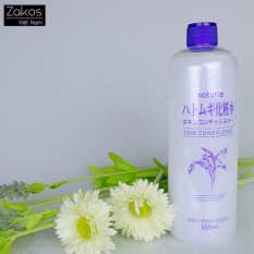 Lotion mask nước cân bằng sữa gạo – LOTION DƯỠNG DA NATURIE HATOMUGI SKIN CONDITIONER NHẬT BẢN 500ml
