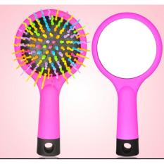 Lược Chải Tóc Rối Rainbow Có Gương