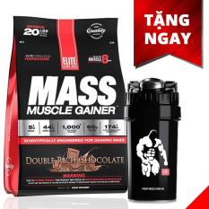 Sữa tăng cân tăng cơ vị socola Mass Muscle Gainer, 20 lb/9.09 kg Chocolate