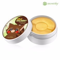 Mặt nạ đắp dưỡng da vùng mắt và trị mụn thâm 2 trong 1 Secret Key Golg Racoony Hydro Gel & Spot Patch