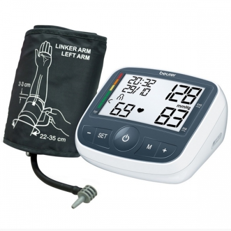 Máy đo huyết áp bắp tay Beurer BM40 (Có Adapter) (Trắng) bán chạy