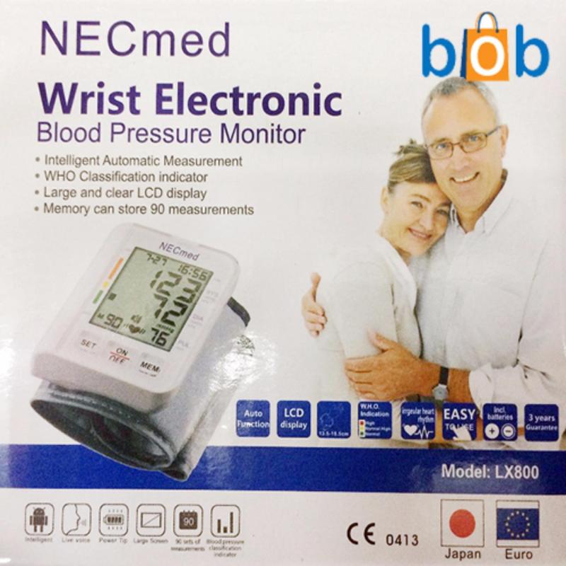 Nơi bán Máy đo huyết áp cổ tay Necmed LX-800