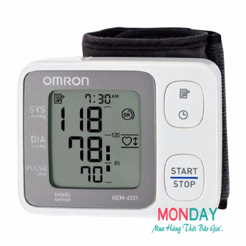 Nơi bán Máy đo huyết áp cổ tay Omron Hem 6131