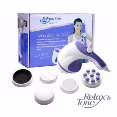 Máy mát xa cầm tay Relax and Spin Tone nhỏ gọn chất liệu cao cấp giúp lưu thông tuần hoàn khí huyết