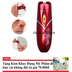 Máy tẩy nhổ lông kemei + Tặng kèm khay đựng mỹ phẩm để bàn tốt nhất