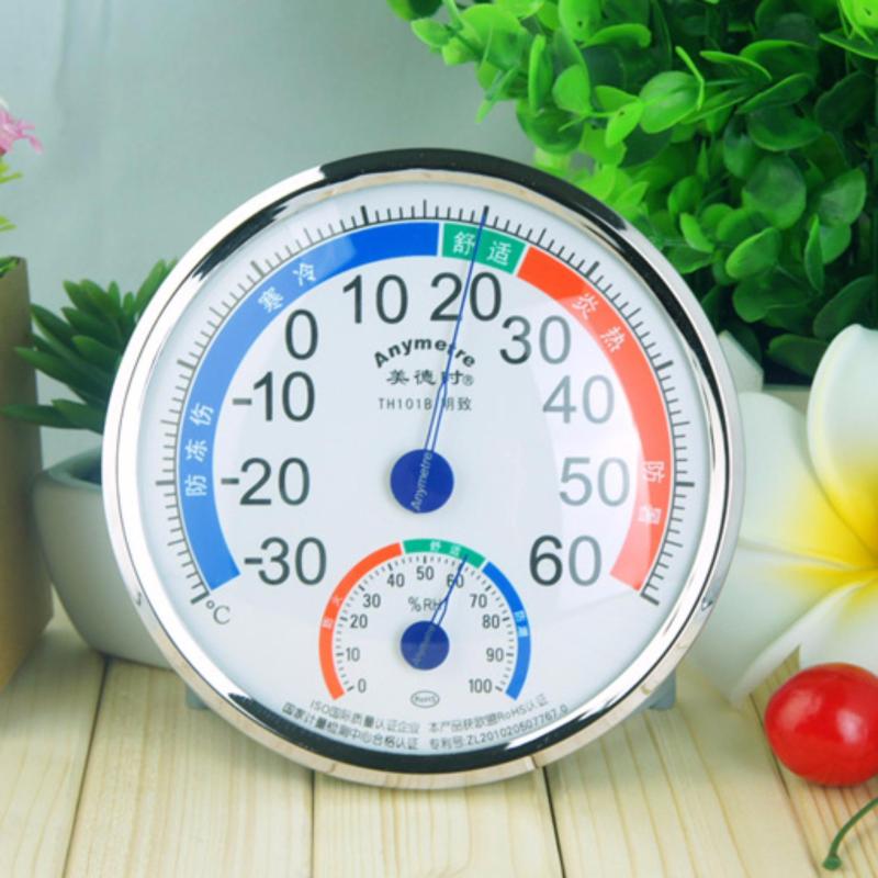 Giá bán nhiệt ẩm kế trong phòng Anymetre TH101B ( mặt trắng-đường kính 12,9cm)