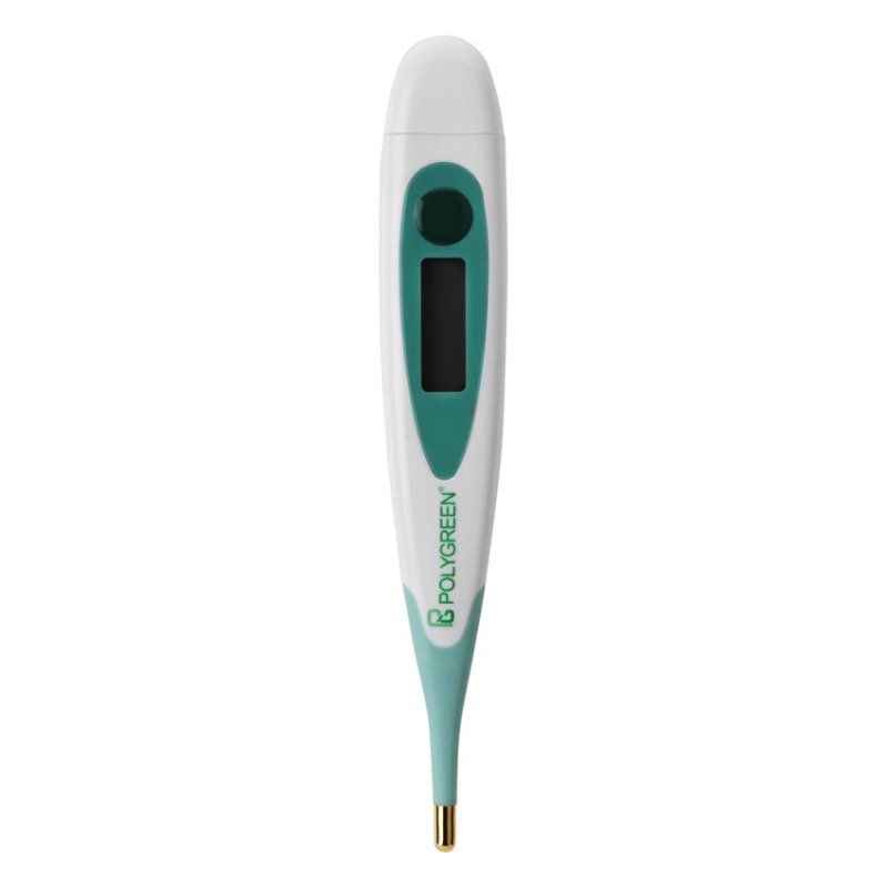 Nhiệt kế điện tử Polygreen KD-133 (Trắng phối xanh) bán chạy