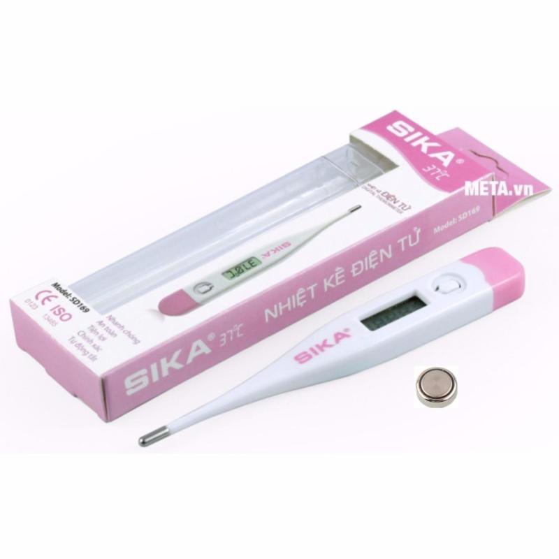 Nhiệt kế điện tử siêu bền cho bé kèm 1 pin bán chạy