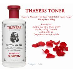 Nước Hoa Hồng Không Cồn Thayers Witch Hazel Rose Petal 355ml (Dành cho da khô, da thường)