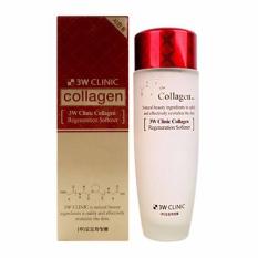 Nước Hoa Hồng Dưỡng Trắng Da Chống Lão Hóa 3W Clinic Collagen Regeneration Softener 150ml