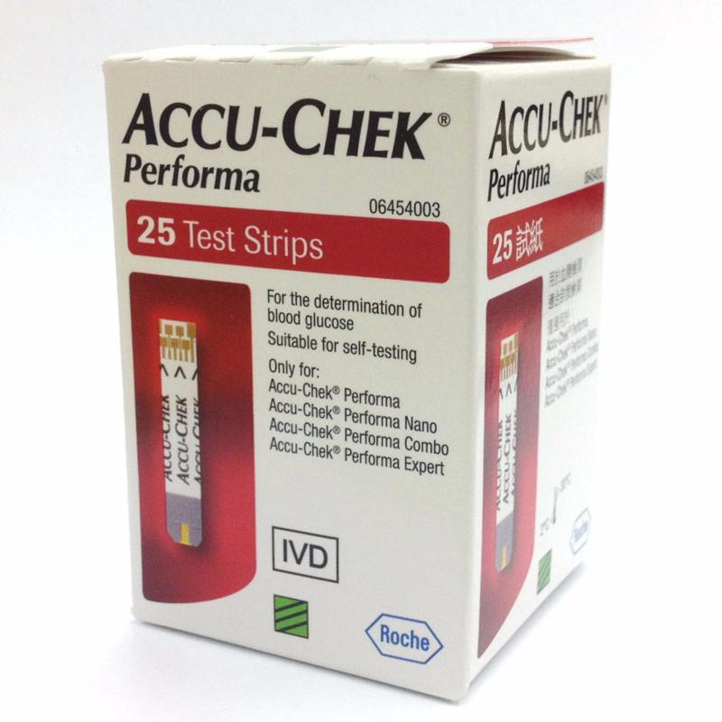 Nơi bán Que thử đường huyết ACCU - CHEK Performa (Hộp 25 que)