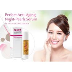 Serum ngọc trai chống lão hóa GLUTA WHITE Perfect Anti Aging Night Pearls Serum – Ban đêm 50ml