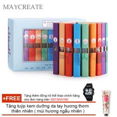 Set Nước Hoa Quà Tặng 9 Chai MayCreate – 3ml/chai + Tặng tuýp kem dưỡng da tay hương thơm thiên nhiên ( mùi hương ngẫu nhiên )