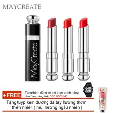 Son dưỡng màu Maycreate chính hãng ( màu 116 ) + Tặng tuýp kem dưỡng da tay hương thơm thiên nhiên ( mùi hương ngẫu nhiên ) tốt nhất