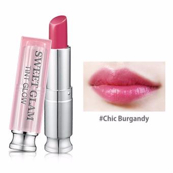 Son dưỡng Secret Kiss Sweet Glam Tint Glow 3.5g #Chic Burgandy (Rượu vang)  