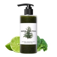 Sữa Rửa Mặt Rau Củ 3 in 1 Tẩy Trang – Rửa Mặt – Thải Độc Tố Byvibes Wonder Bath Super Vegitoks Cleanser 300ml