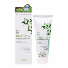 Sữa rửa mặt trà xanh trắng da trị mụn Green Tea Foam Cleanser Cao cấp Hàn Quốc 180ml – Hàng chính hãng