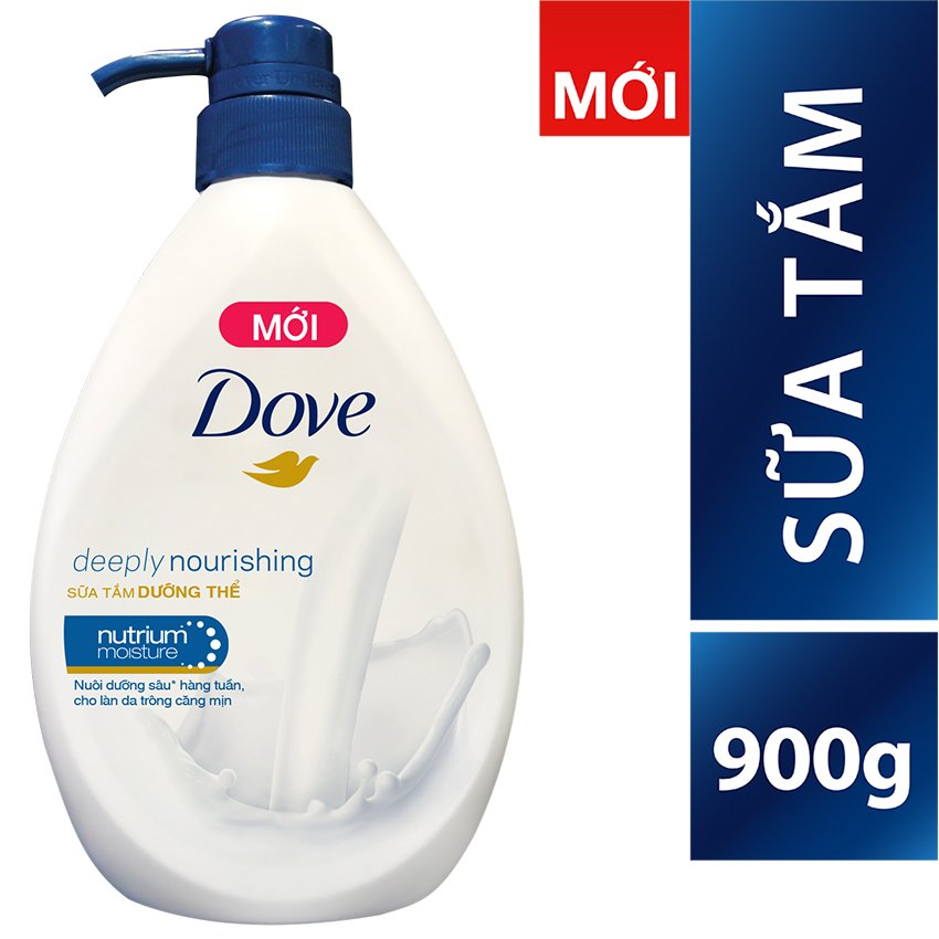 Sữa tắm Dove dưỡng thể với dưỡng chất thấm sâu 900g