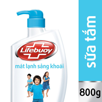 Sữa tắm Lifebuoy mát lạnh sảng khoái 850g  