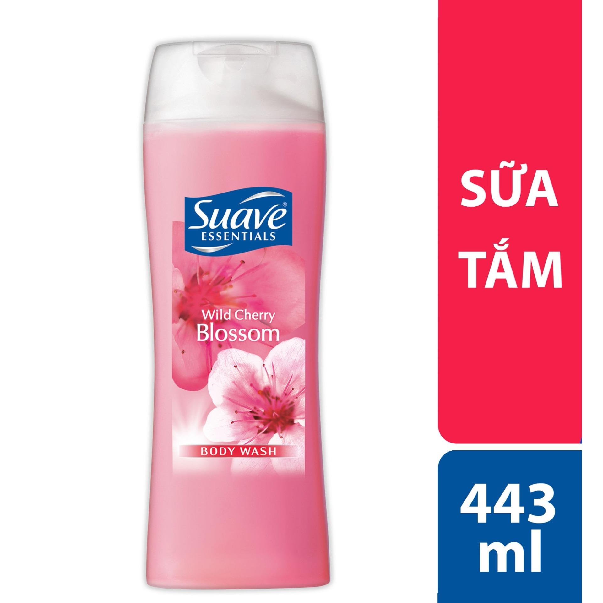 Sữa tắm Suave Essential hương hoa anh đào 443ml