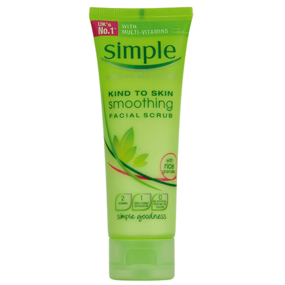 Tẩy Da Chết Simple Kind To Skin Smoothing Facial Scrub 75ml