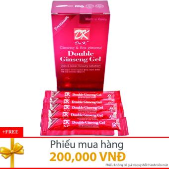 Thạch Sâm cải thiện sinh lí nam DOCTOR K Double Ginseng Gel hộp 10 thanh + Tặng voucher 200.000 đ...