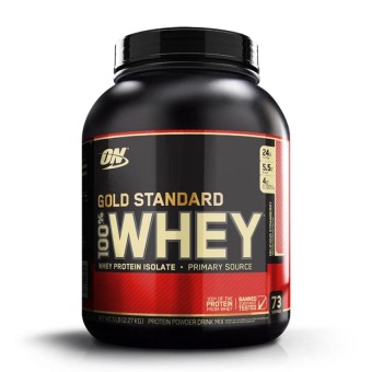 Thực phẩm bổ sung Optimum Nutrition Gold Standard 100% Whey Delicious Strawberry 5 lbs  