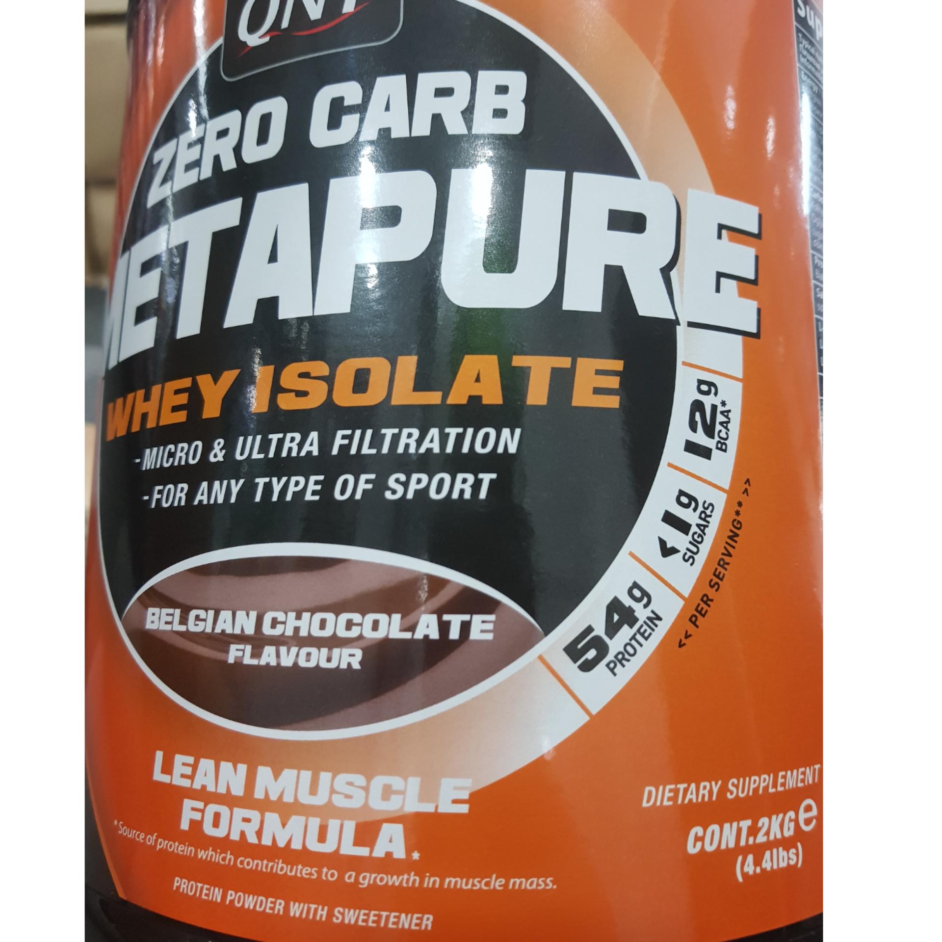 Isolate Whey Zero Carb Metapure Protein 2kg + Tặng bình lắc Shaker (Trắng)