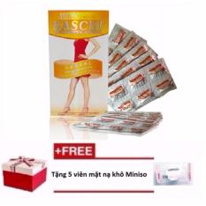 Thuốc giảm cân Baschi cam siêu giảm cân an toàn (30 viên) + Tặng 5 Viên Mặt Nạ Khô Miniso