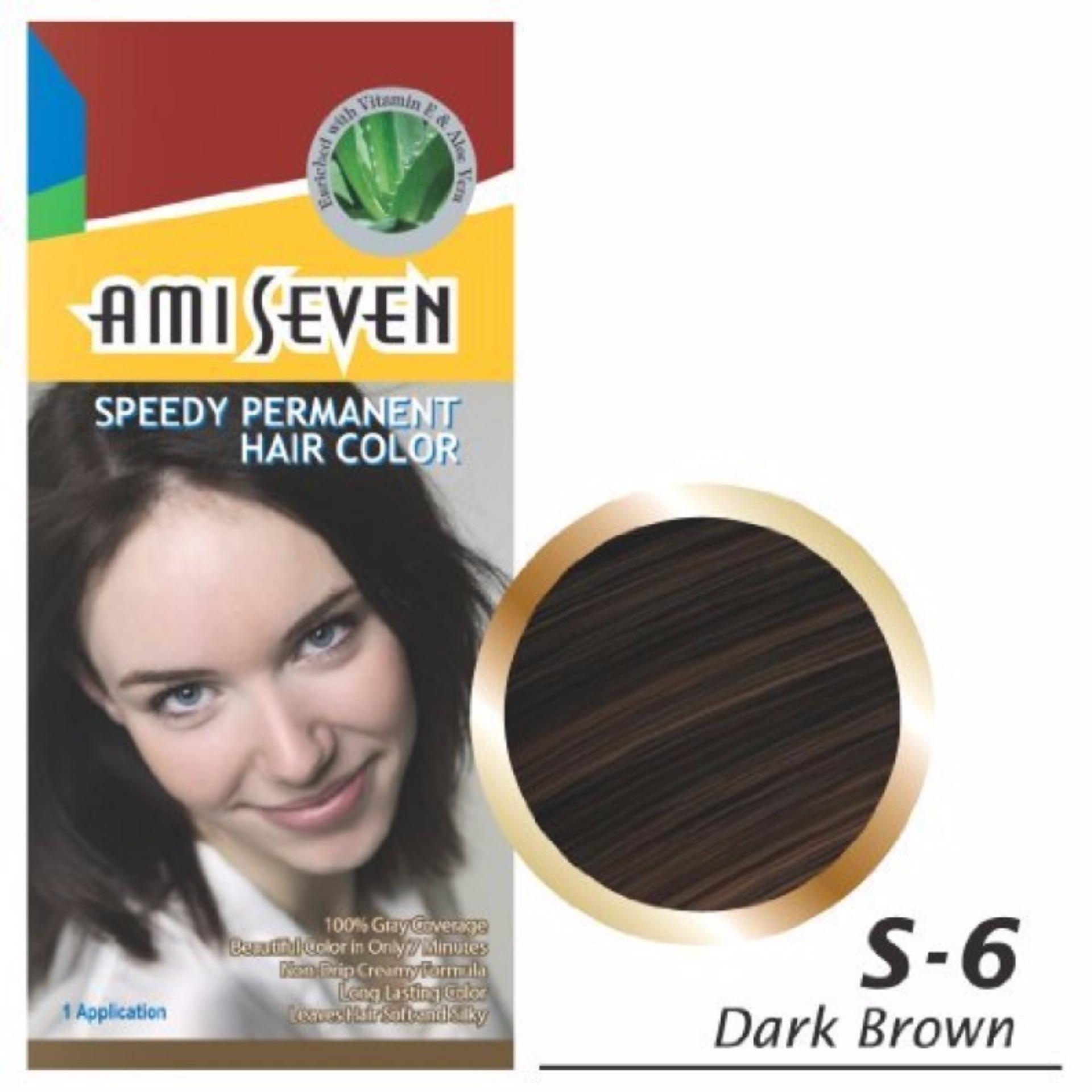 Bạn muốn tìm mua sản phẩm Thuốc nhuộm tóc Ami Seven S6 Dark Brown (Nâu đậm) giá rẻ và chất lượng tốt nhất? Hãy ghé thăm ngay website của Ami Seven để có được thông tin về nơi bán hàng uy tín và đáng tin cậy nhất. Đừng quên nhấp chuột vào ảnh để biết thêm chi tiết và chia sẻ sản phẩm với bạn bè nhé!