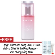 Ở đâu bán Tinh chất tẩy tế bào chết cho da mềm mịn Laneige Clear-C Peeling Serum 80Ml + Tặng 1 nước cân bằng 25ml + 1 sữa dưỡng 25ml White Plus Renew + 1 kem chống nắng 10ml