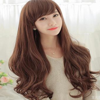 Tóc giả nữ Hàn Quốc cao cấp có da đầu - TG3760 ( NÂU ĐẬM HẠT DẺ )  