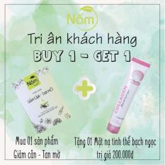 Trà Giảm Cân – Tan Mỡ Nấm (Liệu Trình 15 Ngày) + Tặng 1 mặt nạ tinh thể Bạch Ngọc trị giá 200.000