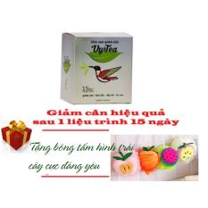 Trà thảo mộc giảm cân Vy & Tea Chính Hãng – Liệu trình 15 ngày + Tặng Bông Tắm Trái Cây Xinh Xắn