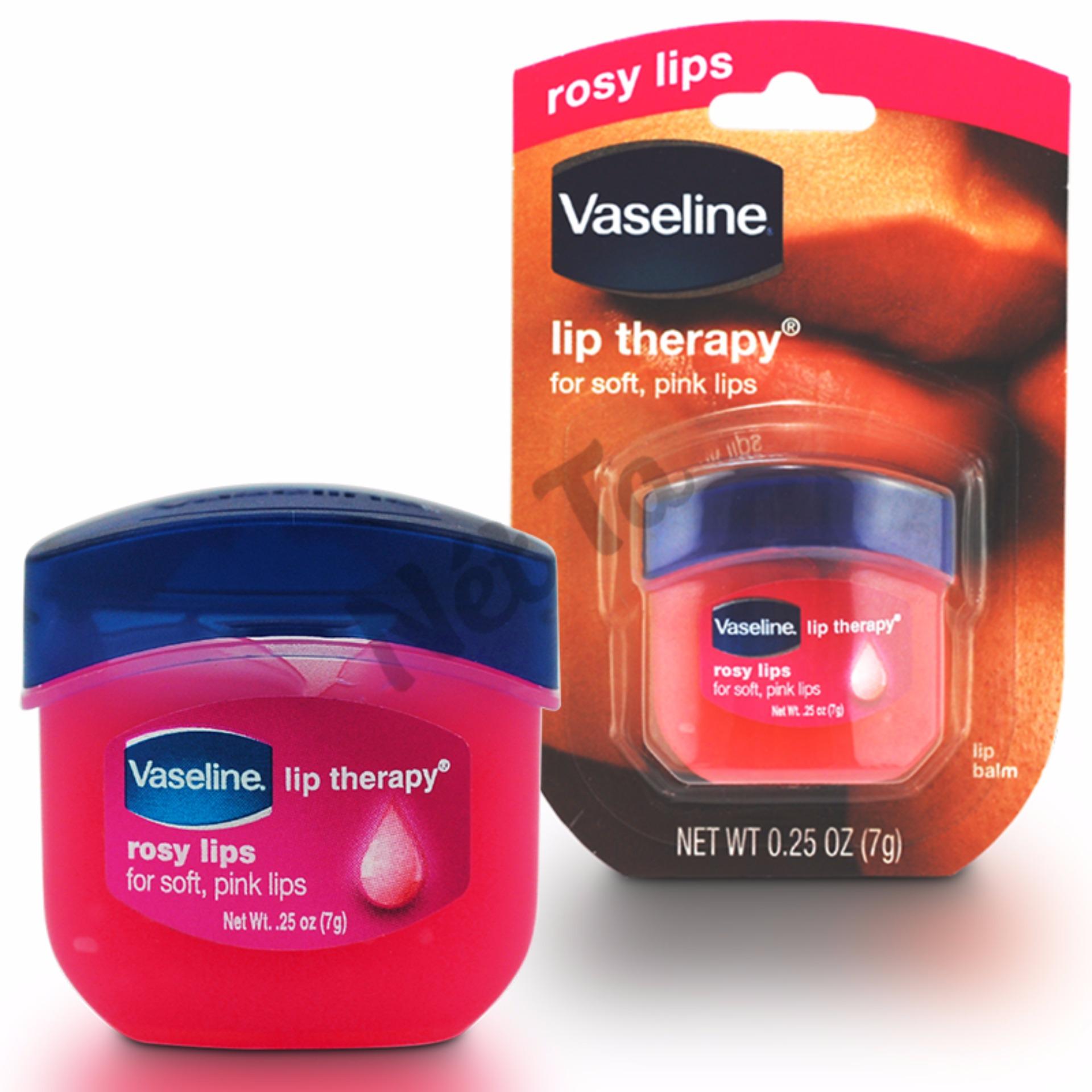 Vaseline Lip Therary Rosy Lips 7g Dưỡng môi hồng và mềm mại