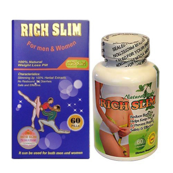 Viên uống hỗ trợ giảm cân Rich Slim USA 60 viên