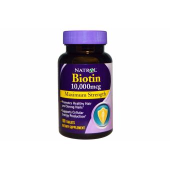 Viên uống mọc tóc Natrol Biotin 100 viên  