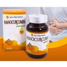 Viên Uống Hóa Xạ Trị, Viêm Dạ Dày Tá Tràng Nano Curcumin HVQY (Hộp 30 Viên)