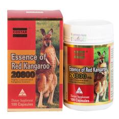 Viên uống tăng cường sinh lý Essence of Red Kangaroo 20800 Max tặng 1 son dưỡng môi Cocoon