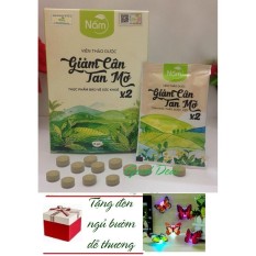 Viên Uống Thảo Dược Giảm Cân Tan Mỡ Nấm – Hiệu Quả X2- Hàng Chính Hãng + Tặng Đèn Led Bướm Dán Tường