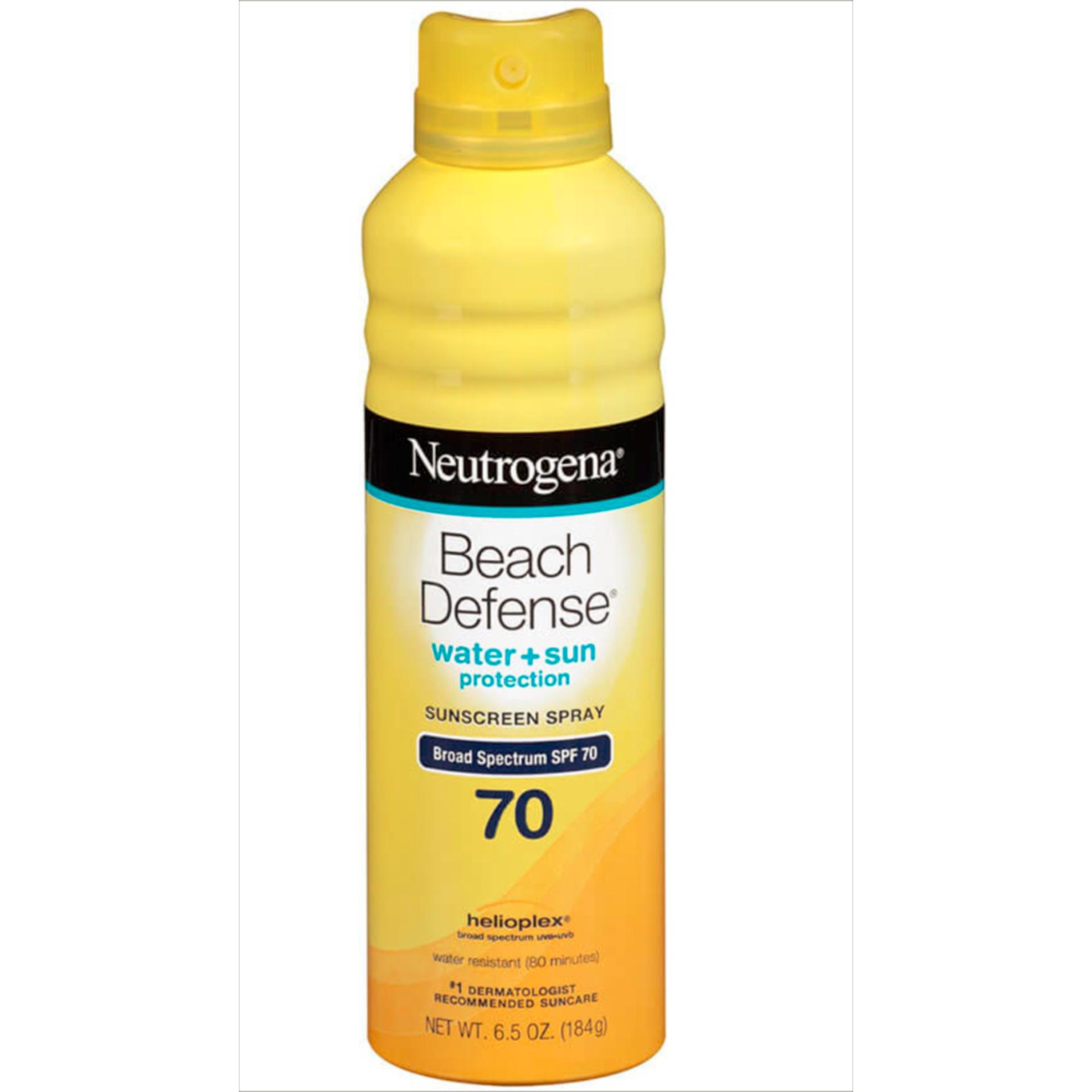 Xịt Chống Nắng Neutrogena Beach Defense Sunscreen Spray Broad Spectrum SPF 70 184g