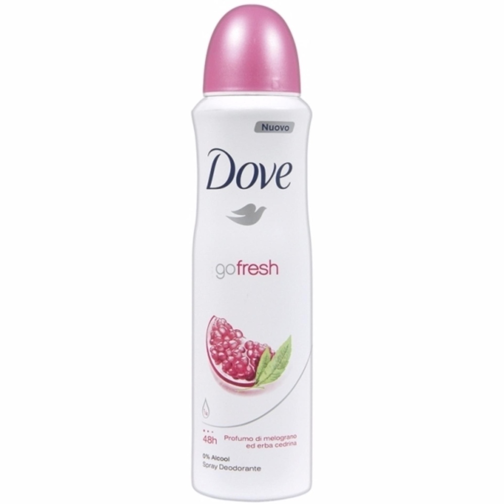 Xịt khử mùi Dove Go Fresh 150ml Hương Lựu
