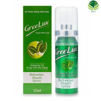 Xịt thơm miệng thảo dược Greelux Fresh Mint 12ml ( Vị cay mát)  