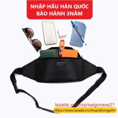 Túi bao tử túi đeo chéo nam Bumbag chính hãng Rainbow vải canvas chống nước nhiều ngăn đa năng BG002