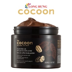 Tẩy tế bào chết cơ thể cà phê Đắk Lắk Cocoon làm sạch da chết cơ thể (200ml)