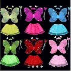 Bộ cánh tiên có đèn kèm váy cho bé hóa trang lễ hội