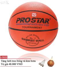 Quả bóng rổ Prostar số 3,5,6,7 (Cam) và Tặng kim bơm và lưới đựng bóng ĐỒ TẬP TỐT