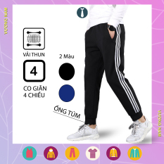 Quần jogger nam đẹp 3 sọc thể thao cao cấp vải thun co giãn 4 chiều